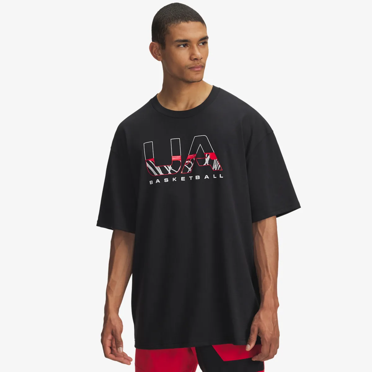 Under Armour Majica Hoops Branded Heavyweight 