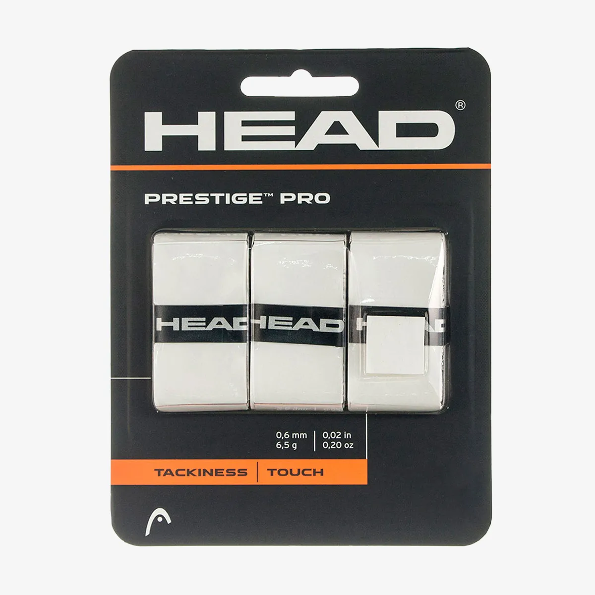 Head Traka PRESTIGE PRO OVERGRIP BIJELI 