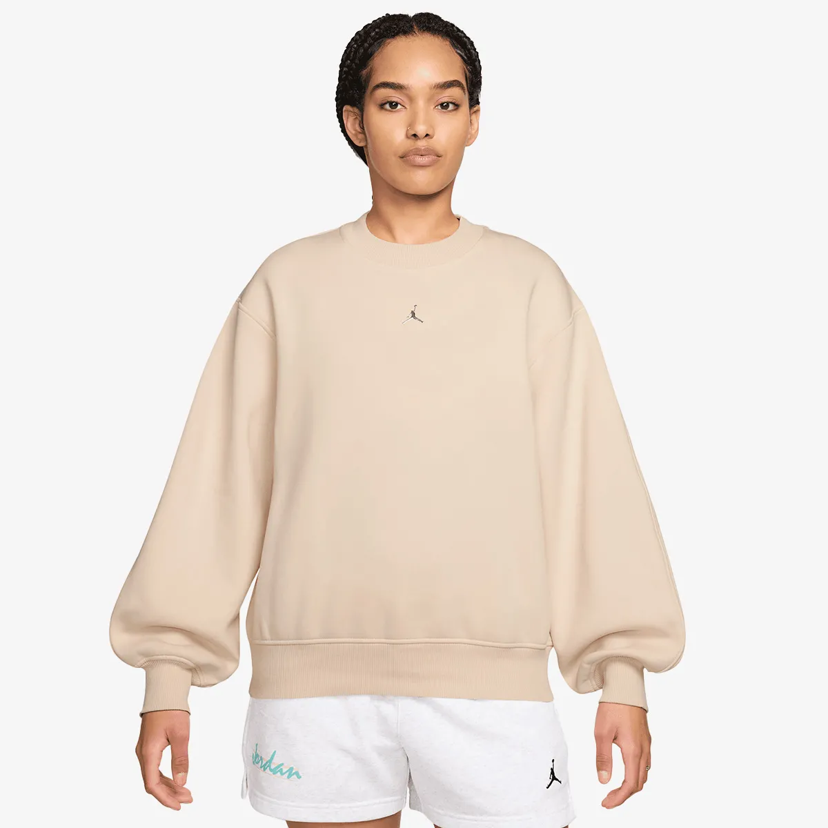 Nike Majica Dugih Rukava W J BRK FLC CREW BB 