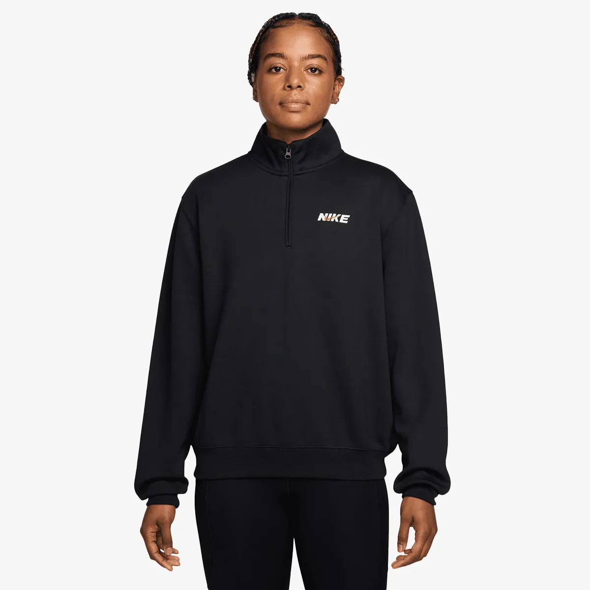 Nike Dukserica W NK DF STDO FLC SPT QZ CPSL B 