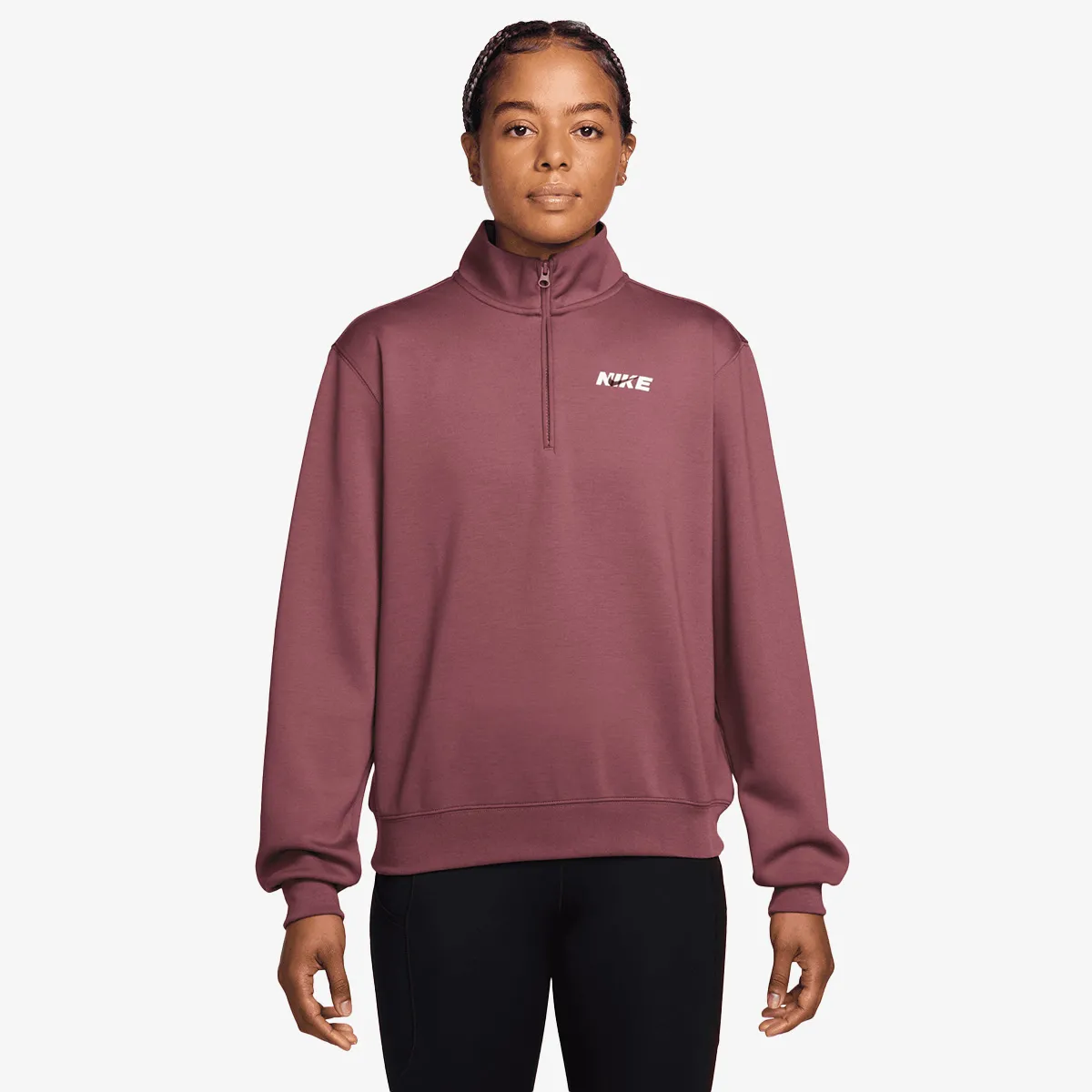 Nike Dukserica W NK DF STDO FLC SPT QZ CPSL B 