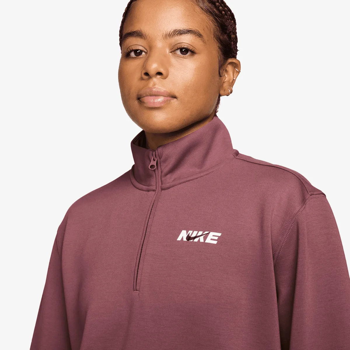 Nike Dukserica W NK DF STDO FLC SPT QZ CPSL B 