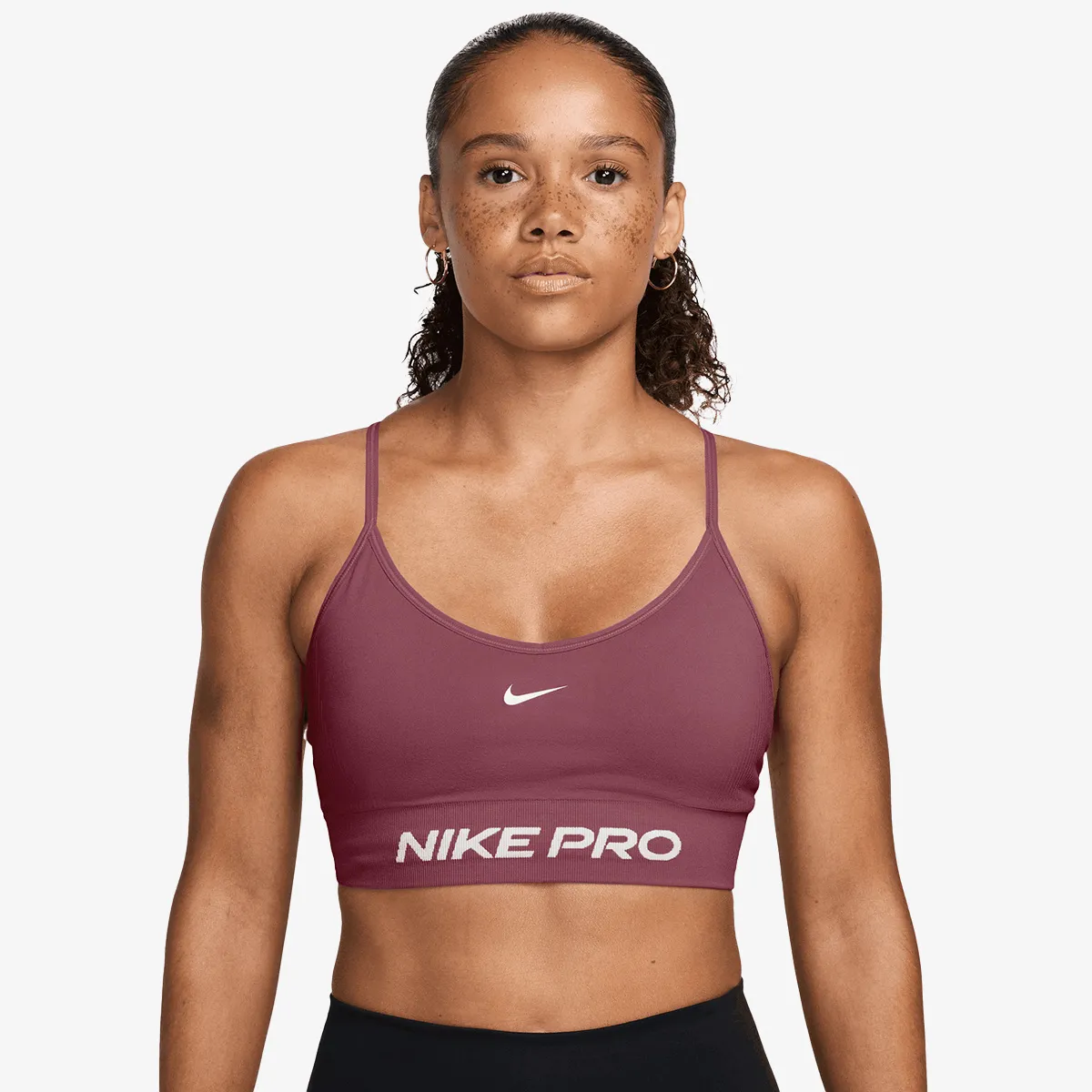 Nike Bra W NP DF SMLS LS BRA WT
