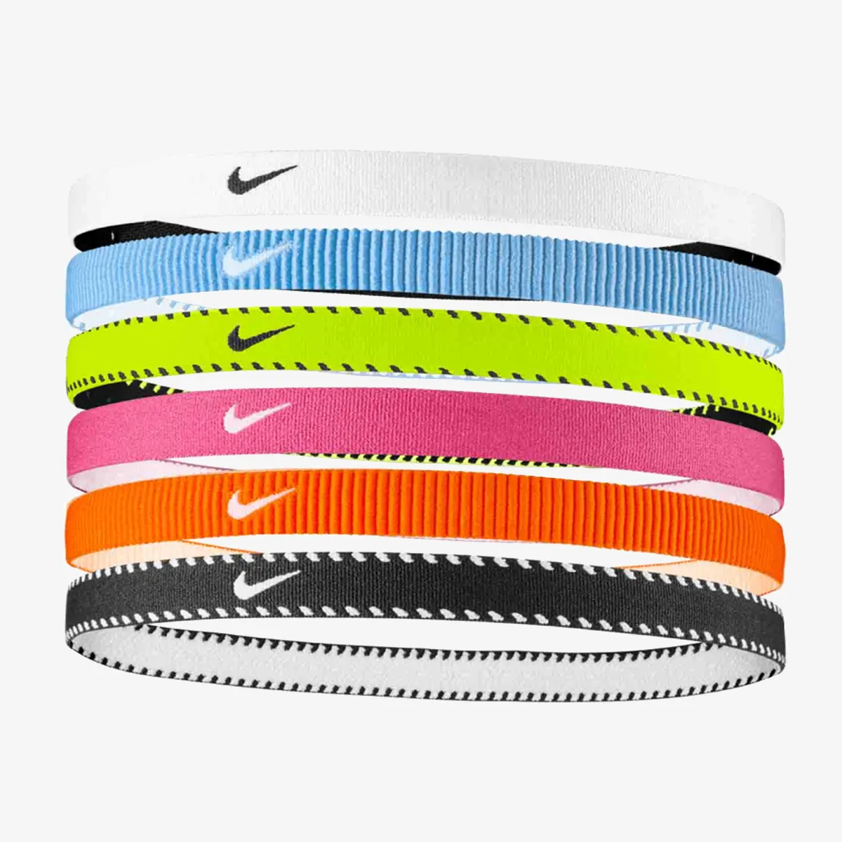 Nike Traka za glavu NIKE FLEX CLASSIC HEADBANDS 6PK VOLT/VIV 