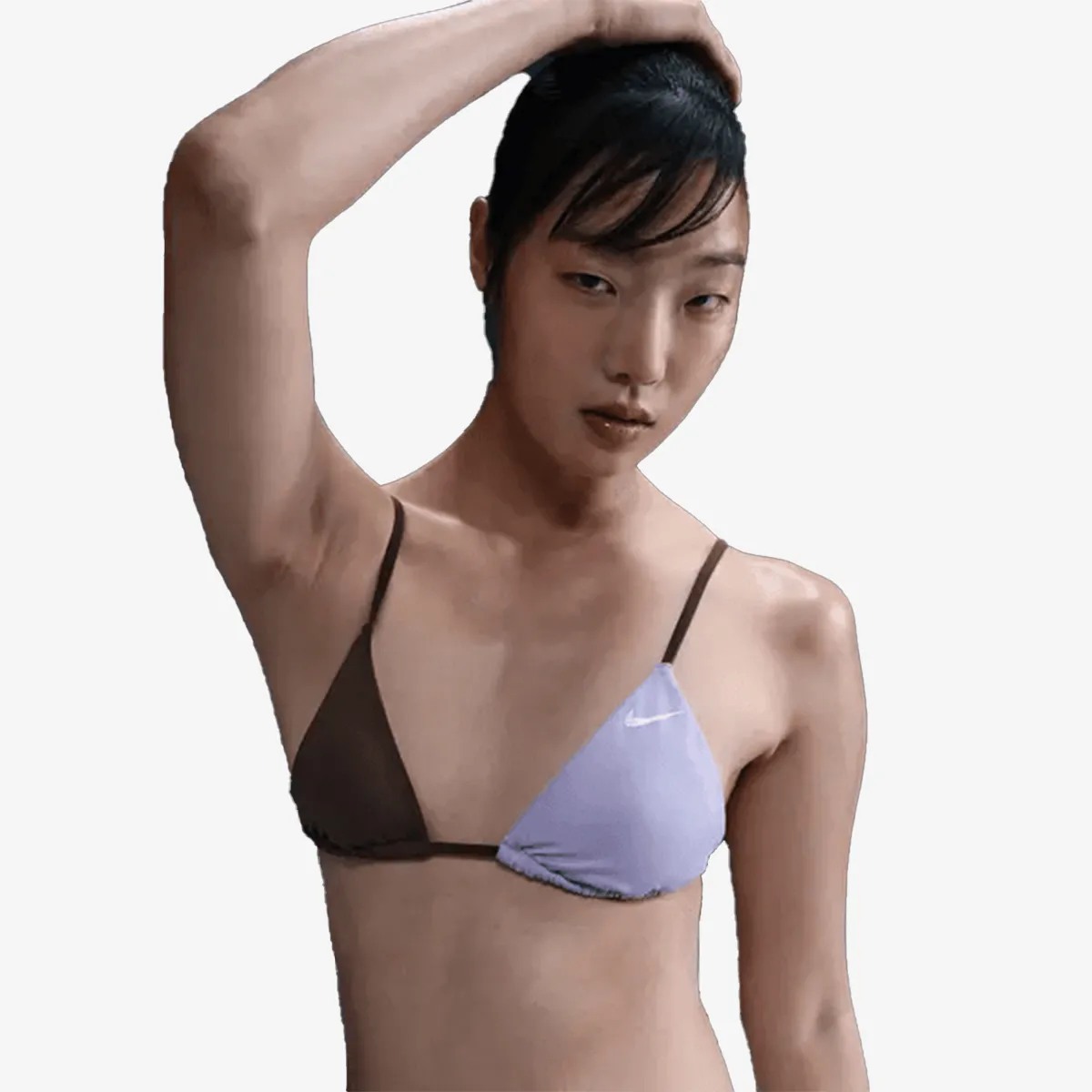 Nike Kupaći Kostim Gornji Deo Colourblock Triangle Bikini Top 