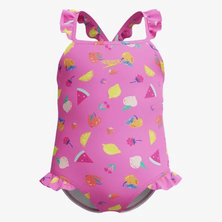 Speedo Kupaći Kostim 1-Delni Print Frill Thinstrap One Piece 