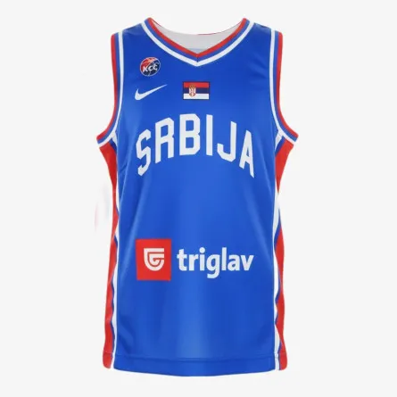 Nike Dres SR M NK TM BB JSY HM-ROYAL BLUE/WHITE/UN 