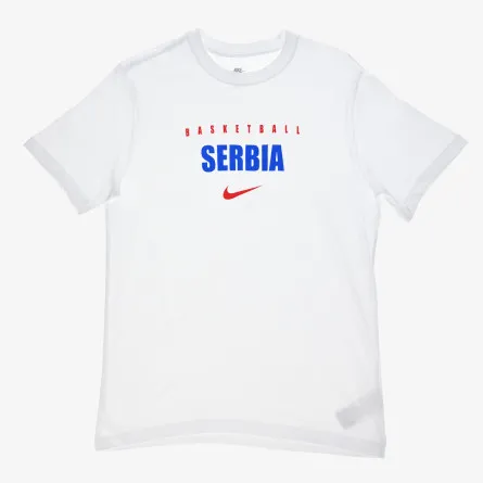 Nike Majica S M NK TM SS COTTON TEE-WHITE 